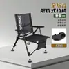 Silla de Pesca Portátil Negra, Modelo Nuevo, Plegable, Adecuada para Pesca en Estado Salvaje, Reclinable, Estilo Europeo, Silla de Pesca Compacta