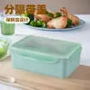 Caixa de Almoço Selada Portátil de Palha de Trigo e Plástico Doméstica para Estudantes, Selada, Grau Alimentício, Para Manter Fresco