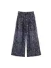 Comércio Exterior Atacado Verão 2026 Novo Estilo Elegante e Fashionável Poá Sem Mangas Gola Swing Top e Calça Longa de Perna Larga Conjunto de Duas Peças