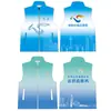 Camiseta sin mangas con estampado de cuerpo completo Personalizable Cortavientos Ropa de clase Deportiva Secado rápido Ropa de trabajo Abrigo de voluntario Personalización gradual