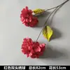 Arte Floral para Casamento Flor Vermelha Material de Fundo Decoração Ikebana Rosa Eucalipto Arranjo para Sala de Estar Interna