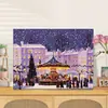 Pintura al óleo digital de Santa Claus transfronteriza para colorear DIY, diseño personalizado basado en imágenes proporcionadas, pintura decorativa acrílica para principiantes, venta al por mayor