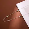 Colar Pig Nose Vintage Francês Banhado a Ouro 18K Nicho Luxo Leve Duas Formas Longo Outono e Inverno Elegante Aço Titânio Corrente de Lã