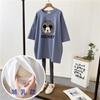 Vestido de Verano para Lactancia Nuevo Vestido Camiseta de Manga Corta de Largo Medio para Lactancia para Mujeres Embarazadas Holgado Vestido Luna Top para Lactancia Vestido para Salir Mamá Hot
