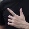 Anillo para hombre de moda retro personalidad dominante insignia Garra de Dragón Plata Tailandesa anillo abierto plateado moderno para hombre en stock al por mayor