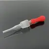 Frasco cuentagotas de vidrio con punta de goma roja, cuentagotas, frasco para reactivos, frasco cuentagotas, cuentagotas, 125 ml, cuentagotas blanco para experimentos químicos
