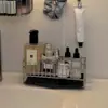 Estante Organizador de Acero Inoxidable para Almacenamiento de Tocador de Baño, Productos para el Cuidado de la Piel, Cepillo de Dientes, Artículos de Baño