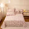 Sábana de Cama de Algodón 100% Clase A Algodón de Xinjiang Engrosada Cepillada Estampado Floral Funda Nórdica de Algodón Individual Doble Persona Cuatro Estaciones Uso en el Hogar