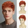 Cabello corto gris plateado para hombre europeo y americano transfronterizo, moda, estilo de negocios, cabello corto gris, cabello de hombre, peluca de venta caliente