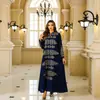 Vestido Longo Bordado Personalizado de Festa de Feriado OEM Vestido Bordado Feminino Fábrica de Vestidos Bordados Feito Sob Medida Vestido de Noite com Bordado de Lantejoulas