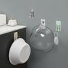 Estante para lavabo de baño de dibujos animados sin perforaciones gancho de acero inoxidable artefacto universal gancho adhesivo sin costuras estante para lavabo montado en la pared