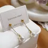 Pendientes de Borlas y Perlas Estilo Liu Yifei para Mujer 2025 Nuevo Estilo Caliente Pendientes de Aguja de Plata de Ley de Gama Alta Pendientes de Lujo Accesible