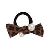 Vintage Leopardo Lazo Lazo para el Cabello Dulce Moda Tamaño Perla Cuerda para el Cabello Popular en Internet Accesorios para el Cabello Elegante Cuerda para el Cabello