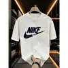 Camiseta de manga corta para hombre, nueva marca de moda estadounidense de verano, camiseta de media manga para parejas, camiseta informal holgada con cuello redondo