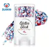 Servicio de Etiquetado y Marca Transfronterizo para Nuevo Producto: Palito de Brillo para Cara y Cabello Patriótico