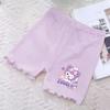 Shorts de Segurança de Seda Gelada para Meninas Verão Fino Sem Enrolar Shorts de Seguro Anti-Exposição Infantil Podem Ser Usados Fora dos Shorts de Meninas