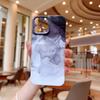 Nova iphone13 Gradiente Verde Fumaça Lens All-inclusive Filin Phone Case para Apple 15 Phone Case Niche