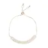 Transfronterizo Nuevo Simple Retráctil Cadena de Garra con Pedrería Pulsera Ajustable Joyería para Mujer Fabricante Suministro Listo B234