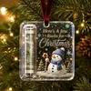 Adornos de acrílico para efectivo de Navidad, regalos para decoración de árbol de Navidad, colgantes creativos de bendición festiva, cinco diseños