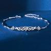 Pulseira Europeia e Americana Asas de Anjo da Amazon Pulseira Feminina Pulseira de Prata Esterlina Presente de Aniversário para Namorada Joias Criativas