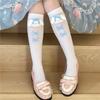 Calcetines de terciopelo finos de verano con perro de canela, estilo japonés, nudo de princesa, lindos, para chica dulce, muñeca, Lolita