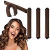 Herramienta Popular Transfronteriza de Goma con 3 Ganchos para Rizos, Rizador sin Calor, Herramienta Grande para Rizos de Cabello Ondulado, Herramienta para Rizos al Dormir