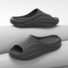 Pantuflas de verano para hombre, sencillas y de moda transfronterizas, nuevas, de EVA, con suela gruesa y suela elevada, sin cordones, para uso exterior.