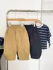 Vale do Vento 2026 Outono Novo Estilo Coreano Meninos Bonitos Calça Plissada Cimitarra Bonita Versátil Roupa de Trabalho Infantil Calça Comprida