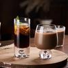 Restaurante estilo ins simples café Tubo de gelo café latte copo de café vidro copo de coquetel com aparência elevada copo de suco