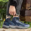 Tênis de Caminhada Masculino Transfronteiriço 2025 Outono/Inverno Novo Esportivo Antiderrapante Amortecedor de Choque Cano Alto Feminino Casual para Exterior Tênis de Caminhada Masculino