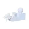 Atacado de Fábrica 28/400 Plástico Branco PP Tampa Dupla Inclinada Pistola de Regar Flores Jardinagem Cabeleireiro Botão Manual Pistola Borrifadora
