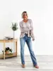 Jeans de mujer populares de comercio exterior europeo y americano Amazon transfronterizos elásticos microelásticos de comercio exterior Jeans adelgazantes 2024 Nuevo