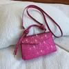 Bolso bandolera pequeño cuadrado portátil para mujer, estilo occidental, retro, moderno y sencillo, informal, elegante, personalizado, para principios de primavera de 2024