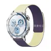 Adecuado para Correa de Reloj Huawei Samsung Xiaomi Cabeza Plana Textura de Guijarro Combinación de Dos Colores Correa de Reloj Magnética Venta Directa de Fábrica
