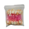 Palo de Sombra de Ojos de Doble Punta Esponja Pincel Desechable Maquillaje Pincel para Uñas Pincel para Polvo Aurora Pincel Mezclador para Uñas Esponja Pincel para Sombra de Ojos