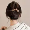Novo Acessório de Cabelo Presilha Banana com Laço 2026, Estilo Universitário Presilha Mágica para Rabo de Cavalo Alto para Mulheres, Presilha de Garra Exquisita e Sofisticada