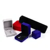 Caja de Joyería Octagonal de Terciopelo Transfronteriza, para Pendientes, Collares, Anillos Dorados, Caja de Empaque para Joyería, Caja de Regalo de Moda de Lujo Ligero