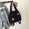 Mochila Casual de Alta Qualidade para o Dia a Dia Feminina 2025 Nova Bolsa de Mão Simples Versátil Bolsa de Ombro Leve de Nicho