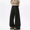 Jeans de trabalho de alta qualidade estilo americano para outono, para homens e mulheres, calças casuais largas vintage, estilosas