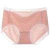 Manny Queen Roupa Íntima Feminina Cintura Média Sem Costura Respirável Macia Confortável Sexy Verão Renda Jacquard Shorts Triângulo Explosões