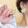Pendientes de Borla Florales de Cuentas de Colores para Mujer 2025 Nuevas Explosiones Pendientes Atmosféricos Pendiente de Chica Dulce de Principios de Primavera