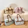 2026 Bolso de muñeca estilo japonés lindo y dulce con tema de estrellas, bolso de hombro, mochila escolar, bolso versátil de nailon, diseño transparente de doble capa