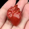 2333-Piedra de Cristal Natural Modelo Corazón Tallado Vísceras Decoración de Halloween Mini Adornos Venta al por Mayor