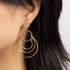 Pendientes 2019 Internet Popular Retro Exagerado Geométrico Círculo Pendientes Europeos y Americanos Bohemios Anillo Pendientes Mujeres