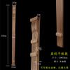 Columna de Borde de Gabinete Tablero Plano Madera Maciza Columna Romana Personalizada Boca Mate Decorativa Roble Rojo Fresno Estilo Europeo Madera Decorativa