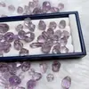 Cristal Natural Pedras Soltas Aleatórias Cristal Rosa Tang Oito Lados Acessórios DIY Amethyst Bloco de Açúcar Amethyst Suprimento Atacado