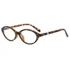 Óculos Nerd Aro Preto Oval Olho de Gato Embelezados com Pérolas Anti-Luz Azul Sem Grau para Mulheres Óculos Nerd Tendência