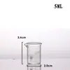Copo de Medição Lâmpada a Álcool com Escala Conjunto Béqueres de Vidro Doméstico de Alto Borossilicato 1000ml Reagente Químico de Laboratório