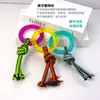 Suministros para Mascotas Juguetes para Perros Cuerda de Masticar para Perros Nudo Cuerda de Algodón Resistente para Masticar Bola Procesamiento y Personalización Juguete para Perro Pequeño Cachorro Fábrica de Juguetes