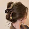 Pasador de Pelo de Dibujos Animados Coreanos Lindo con Lazo para Mujeres en la Parte Trasera de la Cabeza, Tamaño Grande, Gama Alta, Versátil Pasador Accesorio para el Cabello